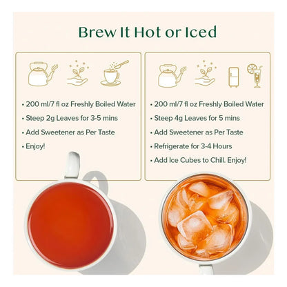 Té Masala Chai Vainilla Hoja Suelta 100g VAHDAM Deliciosa Mezcla Especiada