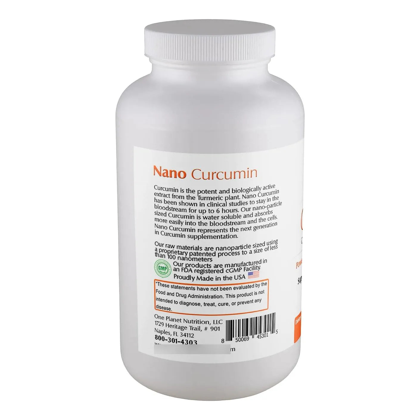 Nano Curcumina 500 Mg Capsulas Vegetales Alta Absorcion Salud Inmunologica