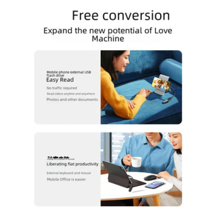 Cable Otg Greenlink Tipo C Para Android Conector Usb - Imagen 4