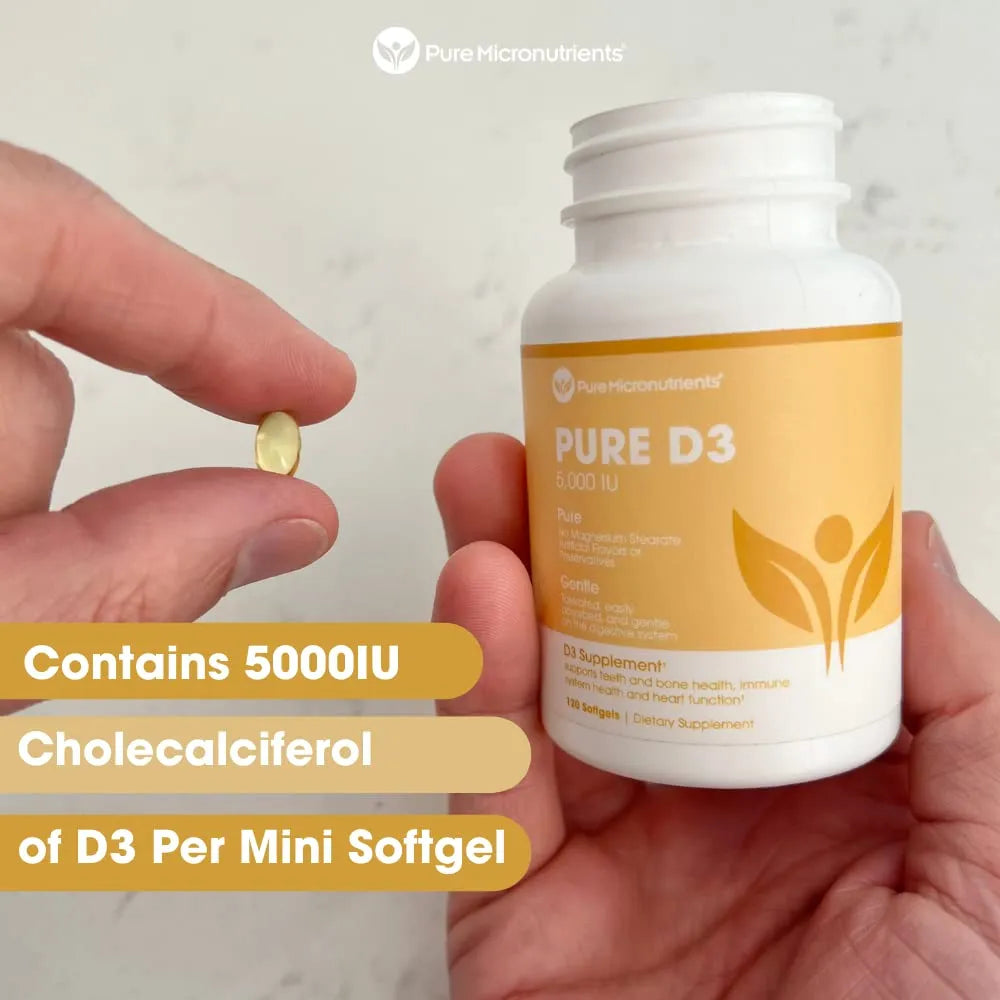 Vitamina D3 5000 UI Colecalciferol Soporte Inmunologico Huesos Y Musculos 90 Capsulas