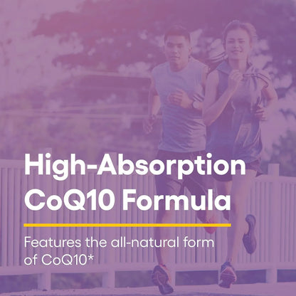 Coenzima Q10 400 Mg Suplemento Energía Cardíaca Y Cognitiva