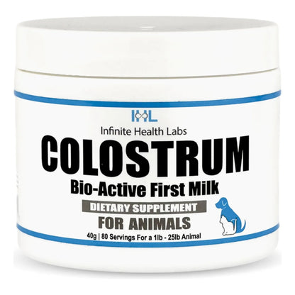 Calostro Bovino Bioactivo En Polvo Para Perros Y Gatos 240g Refuerza Sistema Inmunologico