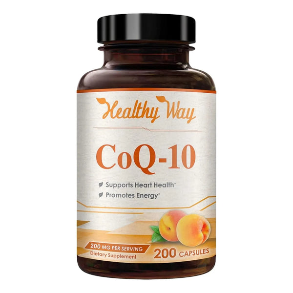 Coenzima Q10 200 Mg Capsulas Energia Y Salud Cardiovascular Suplemento Antioxidante
