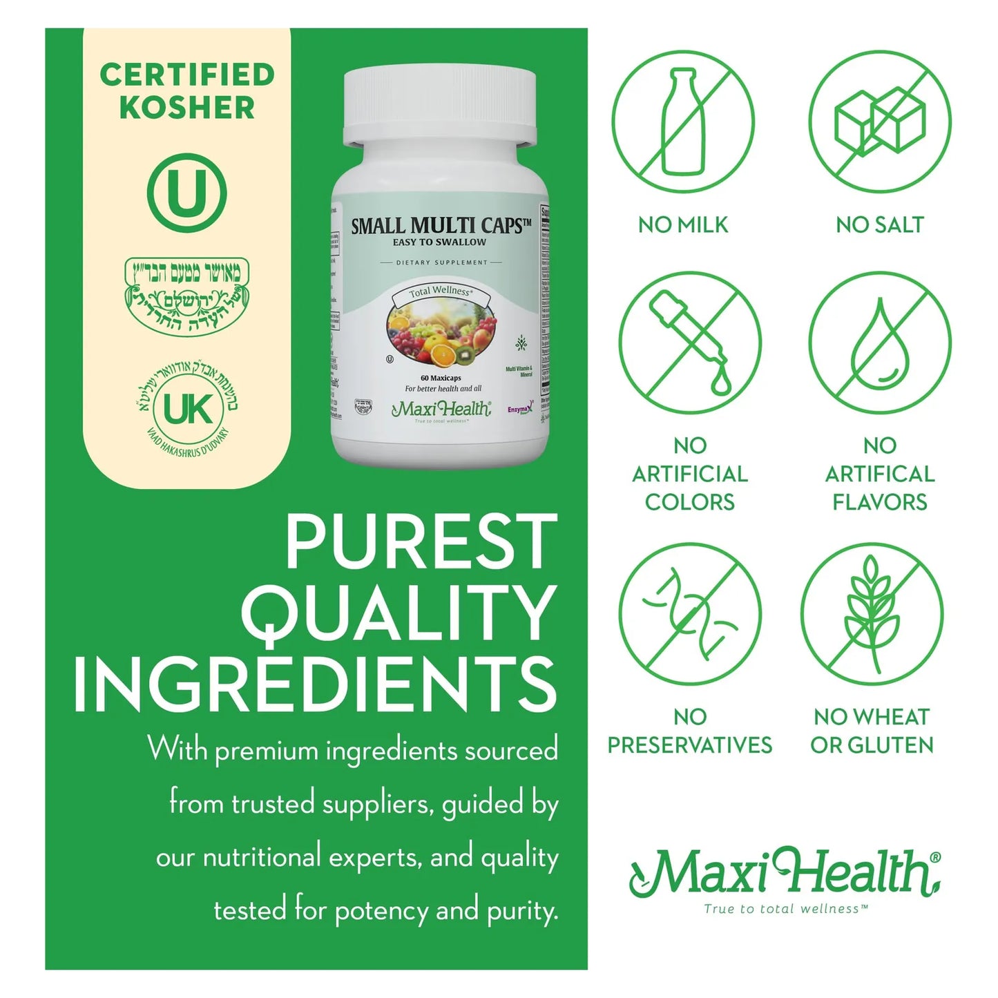 Multivitamínico Diario Con 30 Nutrientes Hierro Probióticos Y Vitaminas