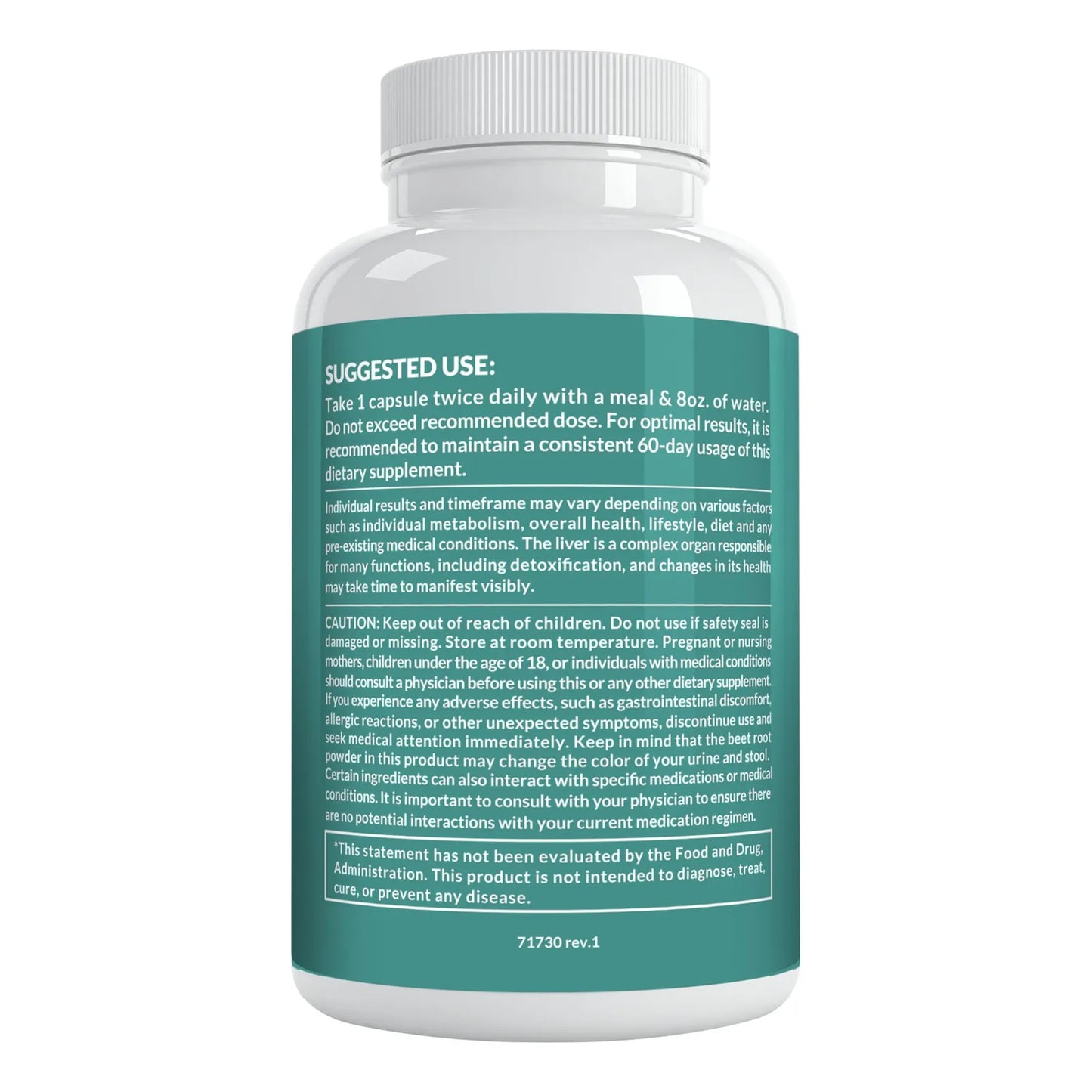 Suplemento Hepatico 32 En 1 Con Cardo Mariano Y Alcachofa Para Desintoxicacion Y Reparacion