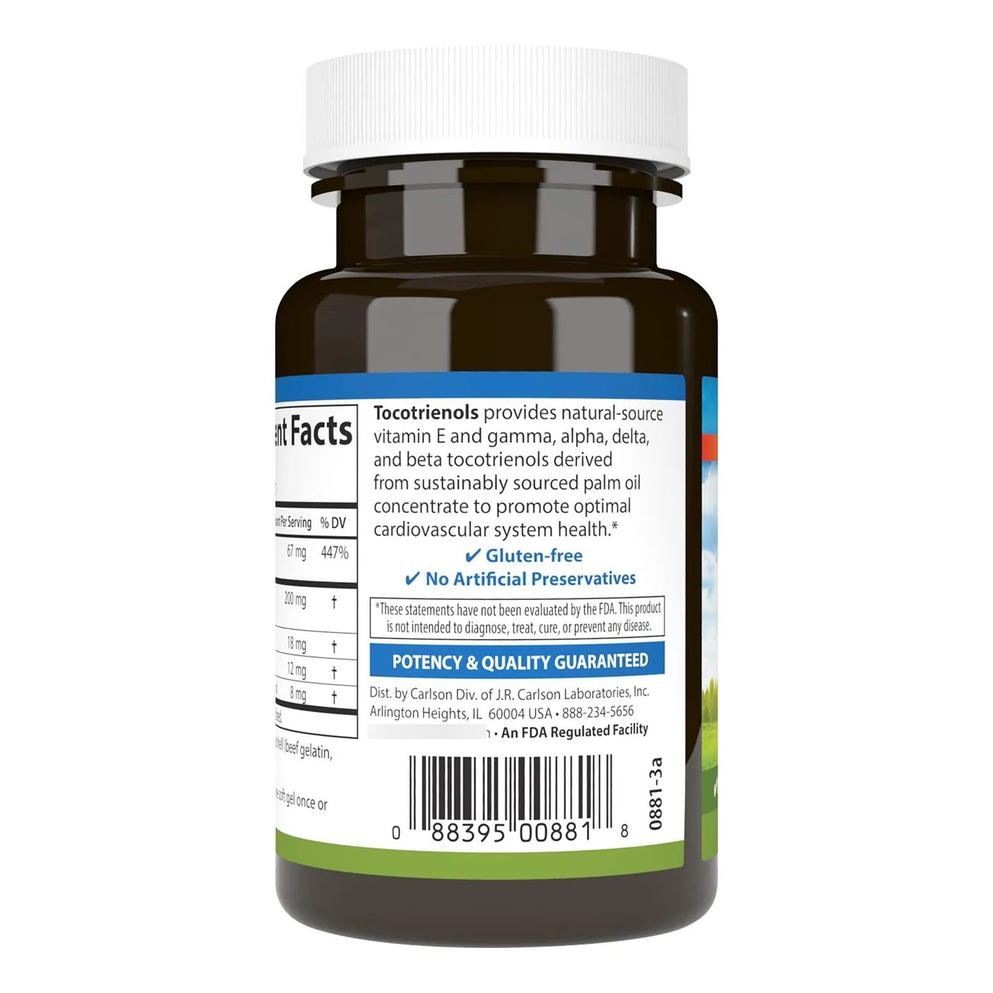 Tocotrienoles 40 Mg Con Vitamina E Gamma Alfa Delta Beta 90 Capsulas Blandas