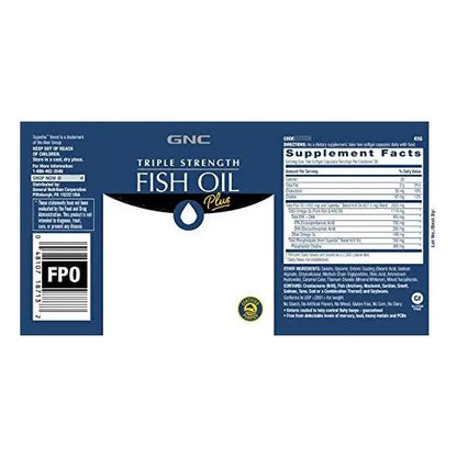 Aceite De Pescado Triple Fuerza Con Aceite De Krill 60 Capsulas Omega 3 Corazon Y Cerebro