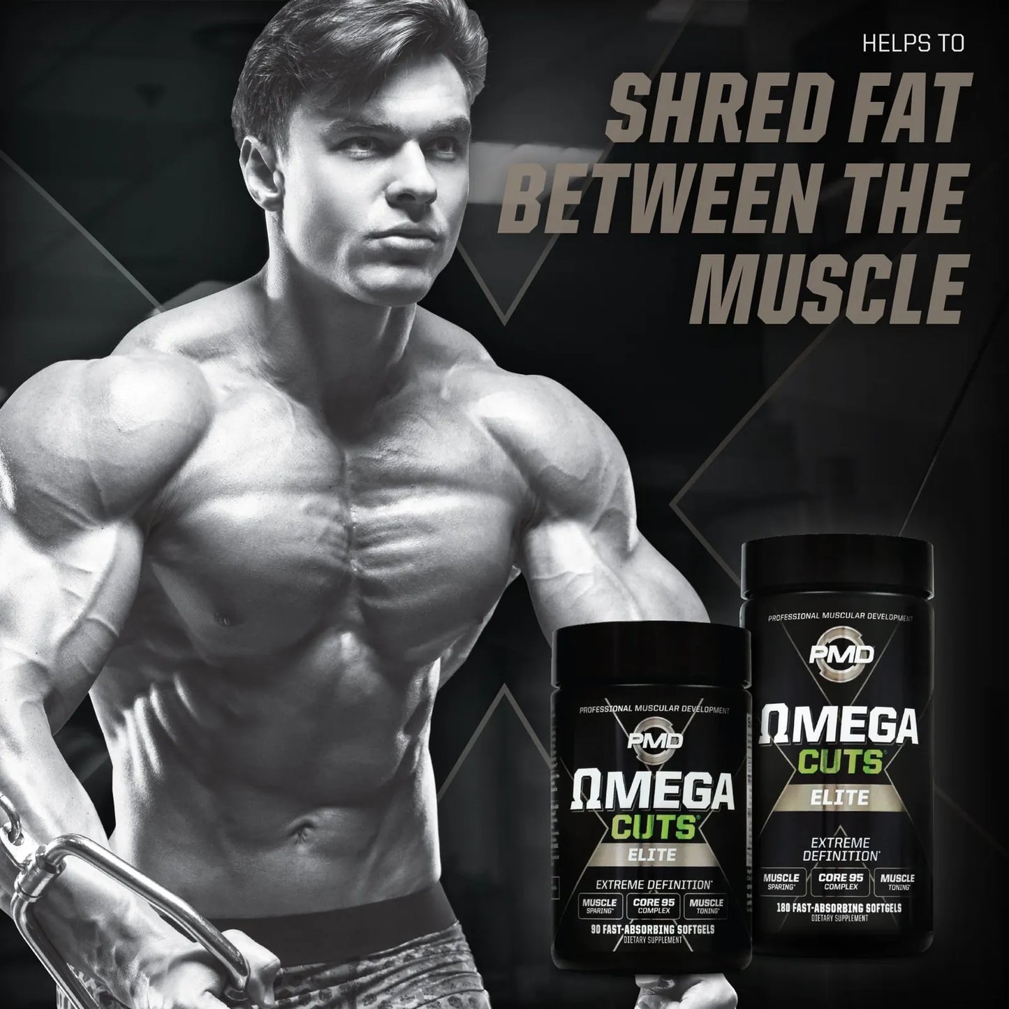 Omega Cuts Elite Formula Perdida De Grasa Y Definicion Muscular Con Cla Y Mct