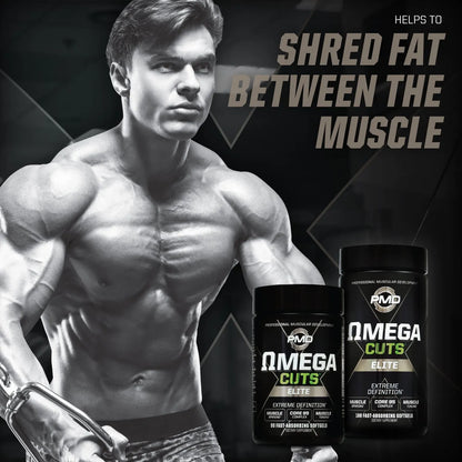 Omega Cuts Elite Formula Perdida De Grasa Y Definicion Muscular Con Cla Y Mct