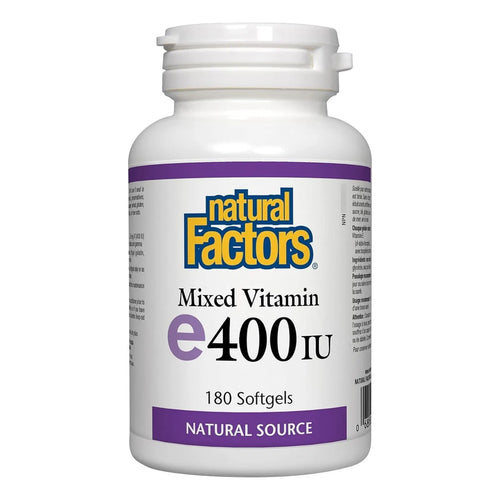 Vitamina E Mixta 400 UI Antioxidante Salud Cardiovascular 180 Cápsulas Blandas