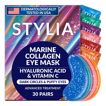 Parches Hidratantes Para Ojeras Y Ojos Hinchados Con Colágeno 30 Pares