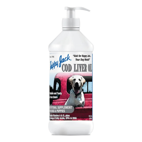 Aceite De Hígado De Bacalao Para Perros Suplemento De Piel Pelaje Y Articulaciones 16 Oz