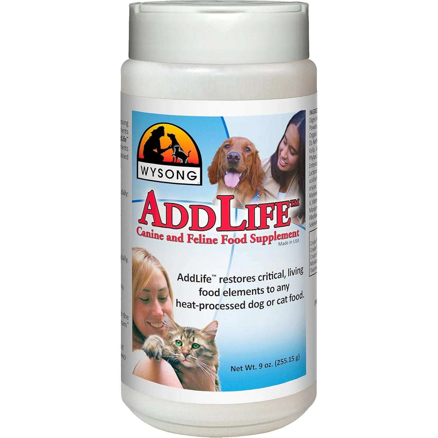 Suplemento Nutricional Wysong Addlife Para Perros Y Gatos Potencia Cualquier Alimento