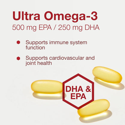 Aceite De Pescado Ultra Omega 3 500Mg Epa 250Mg Dha Protocol For Life Balance 90 Capsulas