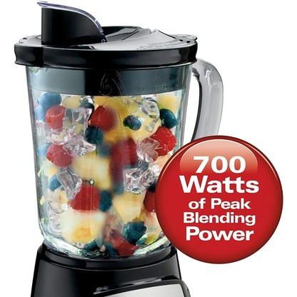 Licuadora Hamilton Beach Power Elite 12 Funciones 700W Mezcla Perfecta