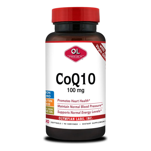 Coenzima Q10 100mg 90 Capsulas Salud Cardiovascular Soporte Energia
