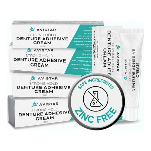 Crema Adhesiva Dental Extra Fuerte 12 Horas Impermeable Sabor Menta