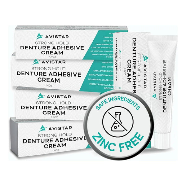 Crema Adhesiva Dental Extra Fuerte 12 Horas Impermeable Sabor Menta