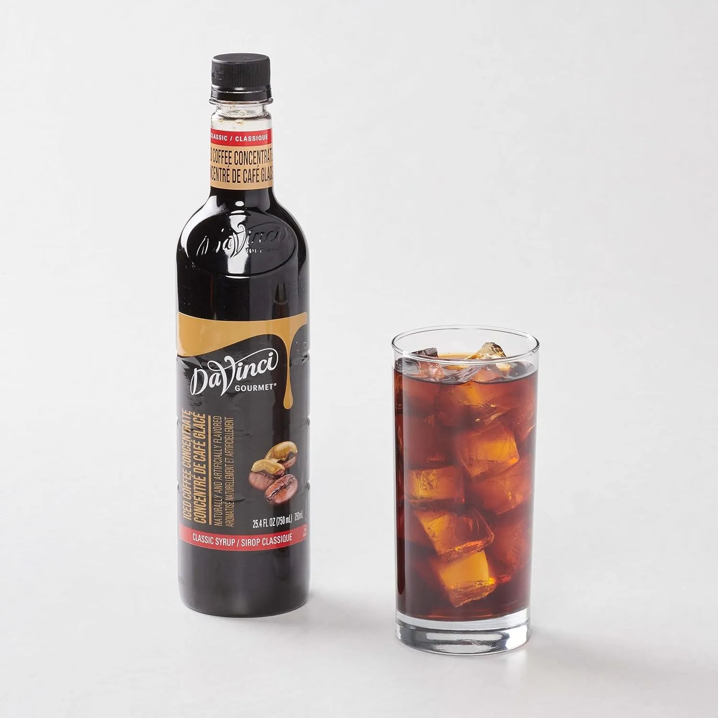 Jarabe Concentrado Cafe Helado 750 Ml DaVinci Gourmet Sabor Premium