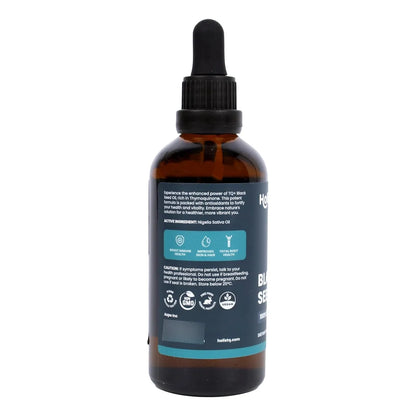 Aceite De Semilla Negra 100 Ml Liquido 3 Timoquinona Prensado En Frio Para Piel Cabello Y Salud