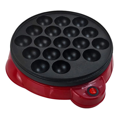 Maquina Electrica Para Hacer Takoyaki 18 Moldes Antiadherente Compacta Y Facil De Limpiar