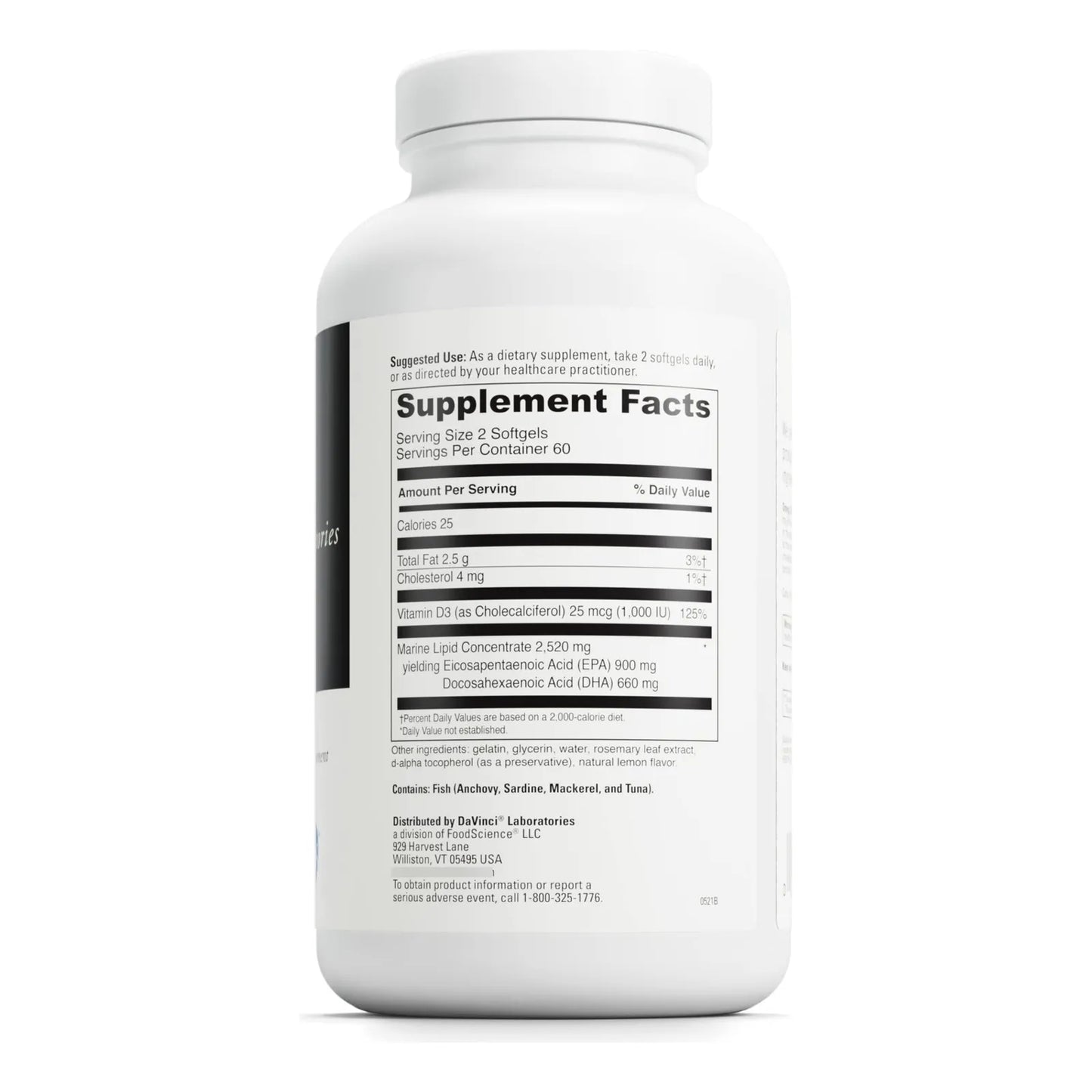 Omega 3 Con Vitamina D3 Sabor Limón Soporte Articular E Inmunológico