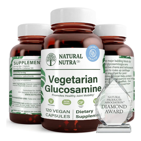 Clorhidrato De Glucosamina 750 Mg 120 Cápsulas Vegano Para Articulaciones