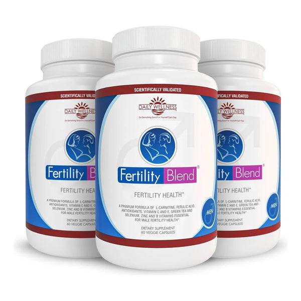 Suplemento Fertilidad Masculina Multivitaminas Mejora Conteo Espermático 60 Cápsulas