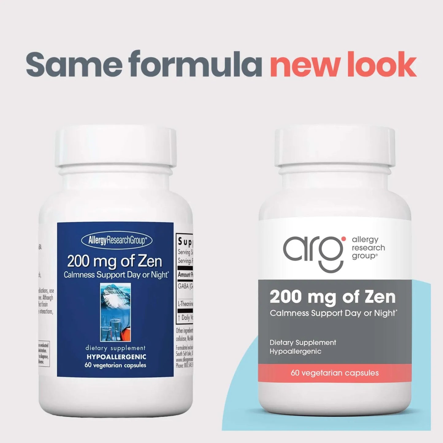 Cápsulas Zen 200 Mg GABA L Teanina Apoyo Calma Día Noche Hipoalergénico