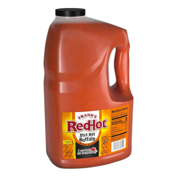Frank S Redhot Salsa Búfalo Picante 3.78l Para Alitas Sabor Auténtico Y Picante Perfecto