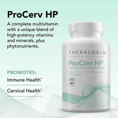 ProCerv HP Multivitaminico Alta Potencia Salud Inmunologica Y Cervical 90 Dias
