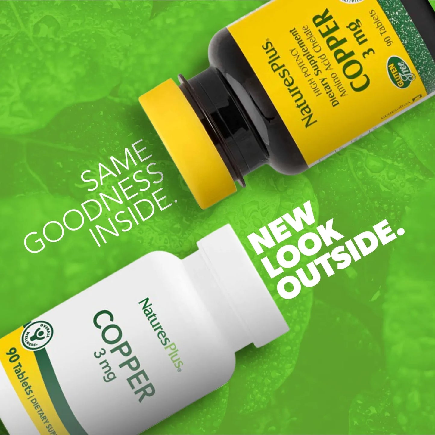 Cobre 3 Mg 90 Tabletas Apoya El Bienestar General Sin Gluten