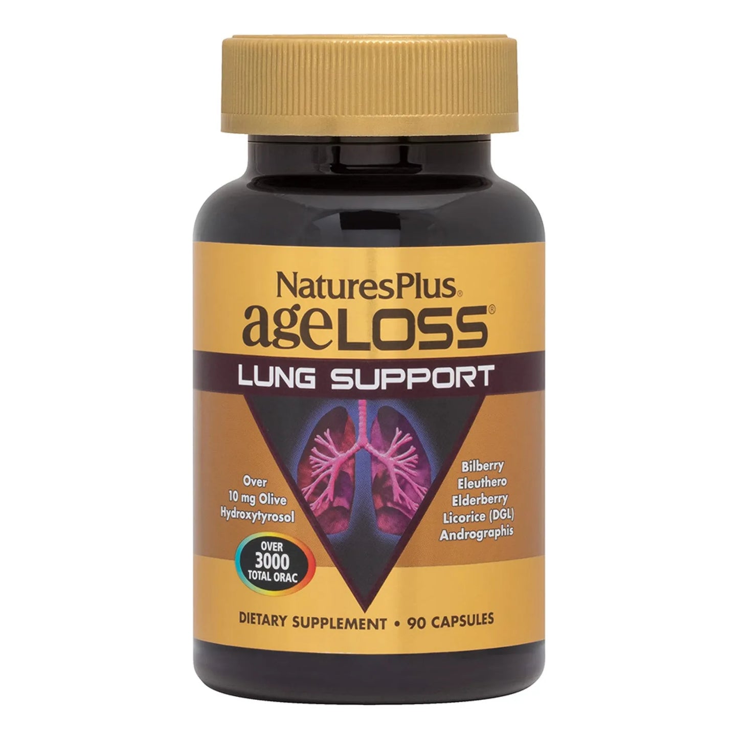Soporte Pulmonar Natural 90 Cápsulas Antioxidantes Y Energía
