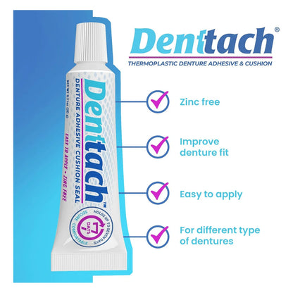Adhesivo Termoplástico Denttach Para Dentaduras Postizas 7 Días De Agarree