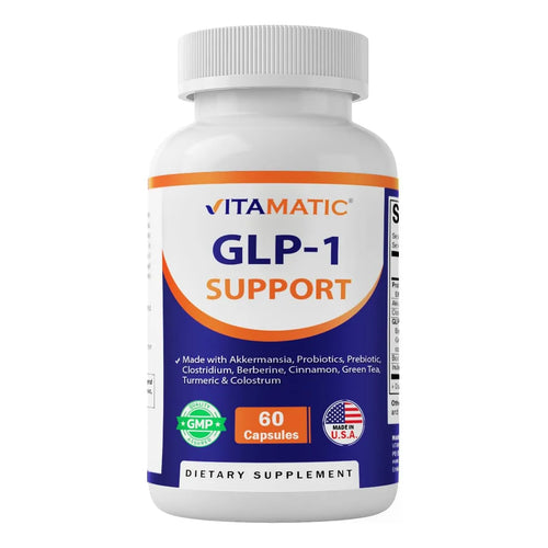 GLP 1 Support Suplemento Para Hombres Y Mujeres 60 Capsulas Con Akkermansia Probióticos Y Berberina