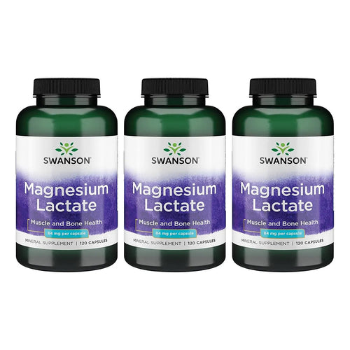 Lactato De Magnesio 120 Capsulas Apoyo Muscular Oseo Sin Lactosa