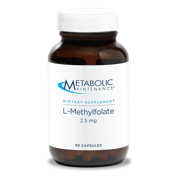 L-Metilfolato 2.5 Mg Suplemento Salud Cerebral Y Concentración