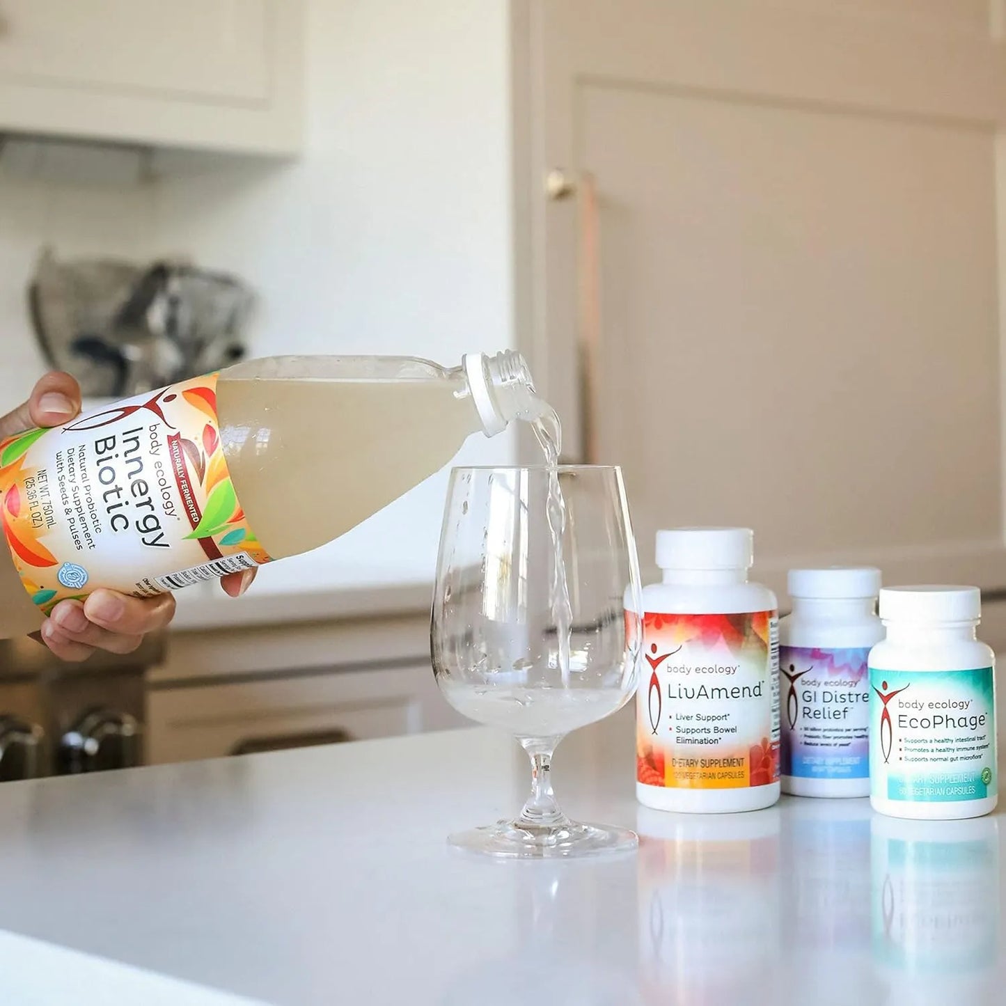 Ecophase Prebiótico Y Probiótico Bacteriófago 60 Cápsulas Salud Intestinal E Inmunidad