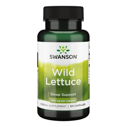 Suplemento Lechuga Silvestre Espectro Completo 450mg 60 Capsulas Sueño Profundo