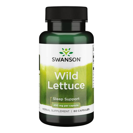 Suplemento Lechuga Silvestre Espectro Completo 450mg 60 Capsulas Sueño Profundo