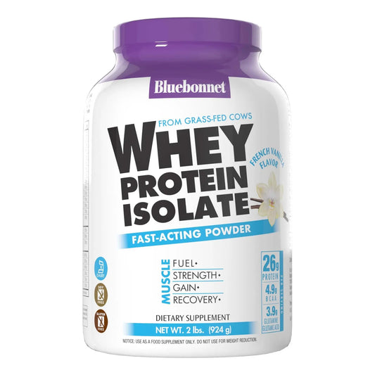 Proteina Whey Isolate 100 Natural 454g Crecimiento Muscular Sin Aditivos
