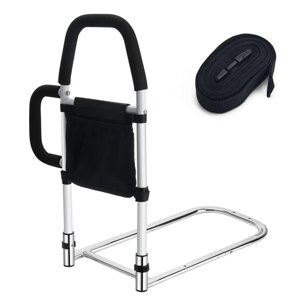 Barandas De Cama Para Adultos Mayores Con 2 Barras De Agarre y Bolsillo