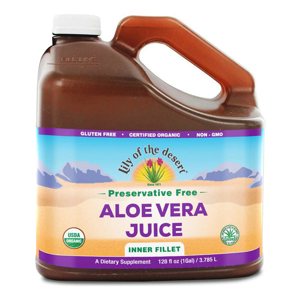 Jugo De Aloe Vera Orgánico Lily Of The Desert 118ml Puro Digestión Saludable