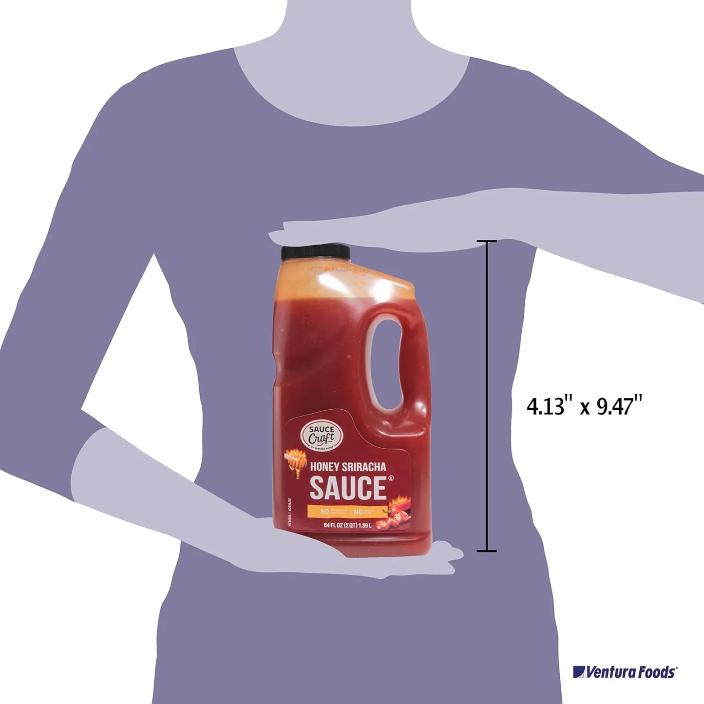 Salsa Craft Sriracha De Miel 1.89L Sabores Intensos Y Versatilidad