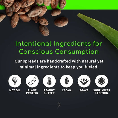 Mantequilla De Maní Keto Con Aceite De Cacao Y MCT Alta En Proteína 12 Oz