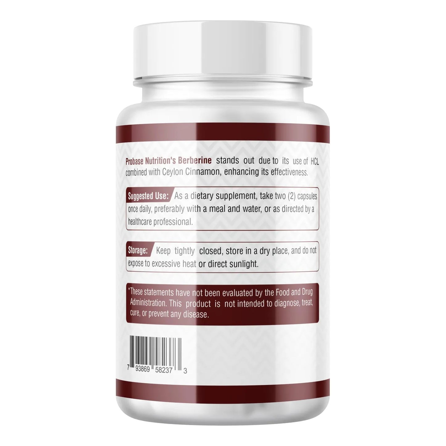 Berberina 1200mg Con Extracto De Canela 120 Cápsulas Vegano Sin Gluten
