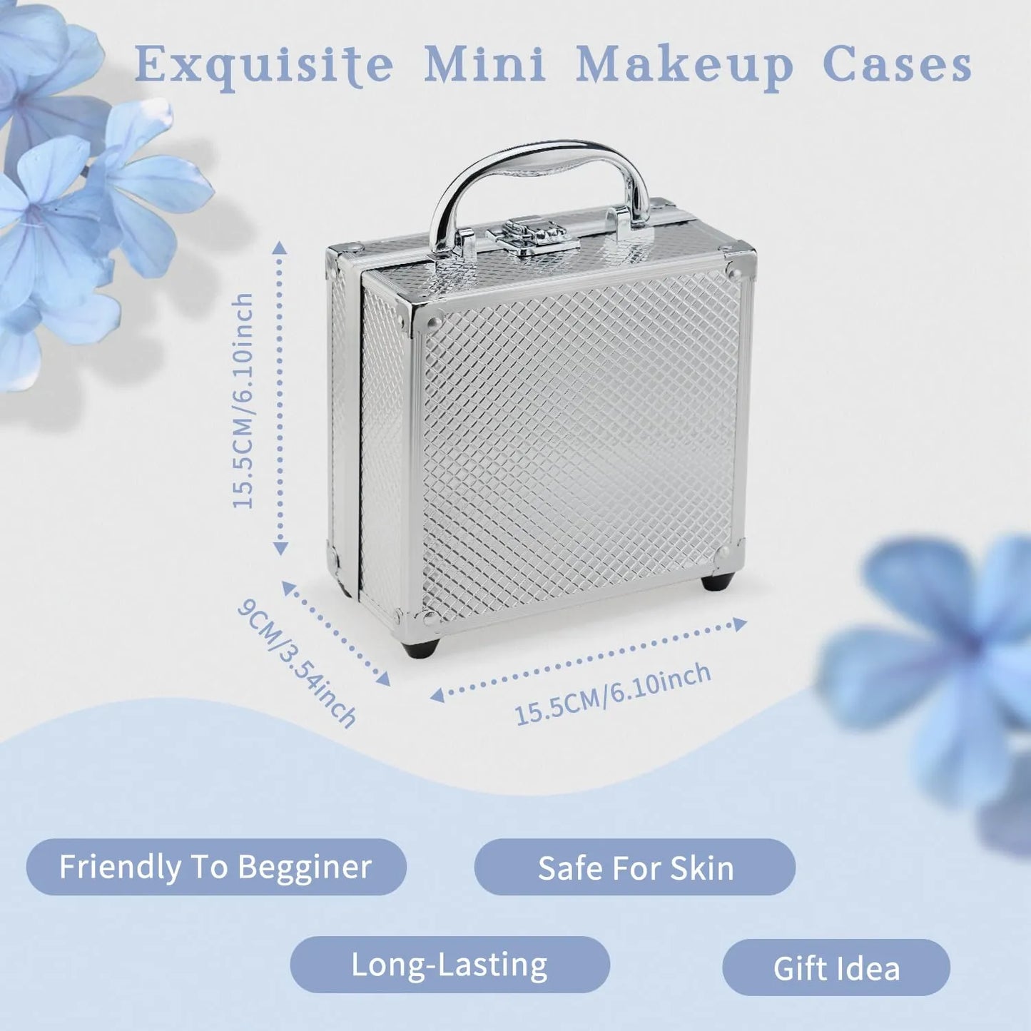 Kit De Maquillaje Para Adolescentes Estuche Compacto Con 24 Sombras Y Pinceles