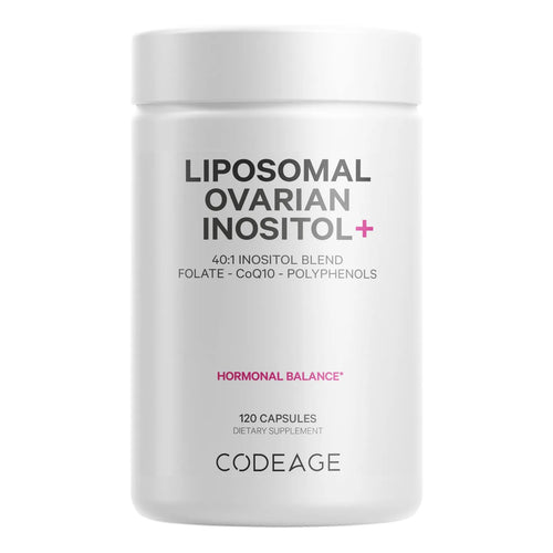 Suplemento Liposomal De Inositol 40 1 Con Folato Y Coq10 Para Salud Ovárica 120 Caps