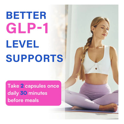 Suplemento GLP-1 Natural Soporte Energía Digestión Y Salud 30 Cápsulas