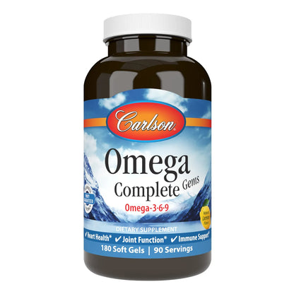 Gemas Completas Omega 3 6 9 180 Capsulas Salud Corazon Articulaciones